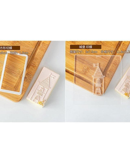 Whimsical Princess Castle Cookie Press Set