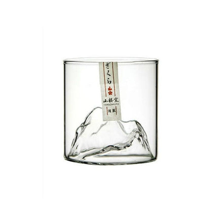 Majestic Japanese Alps Whiskey Glass Set: Toast to Nature's Beauty with Every Sip