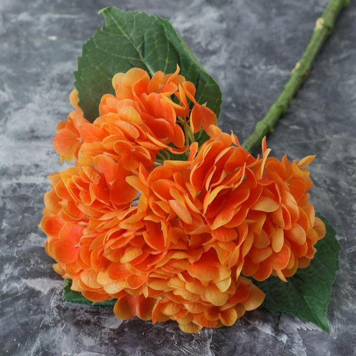 Lifelike 3D Latex Hydrangea Bouquet - Exquisite Home and Event Decoration
