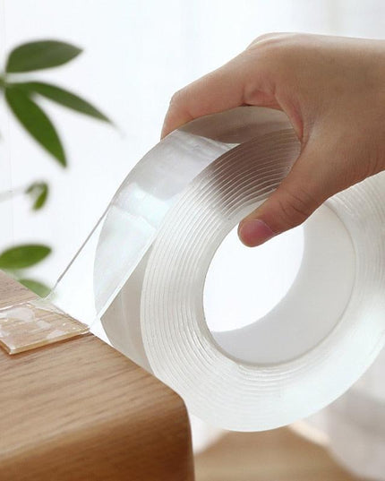 Revolutionary Nano Gel Double-Sided Tape for Effortless Home Organization!