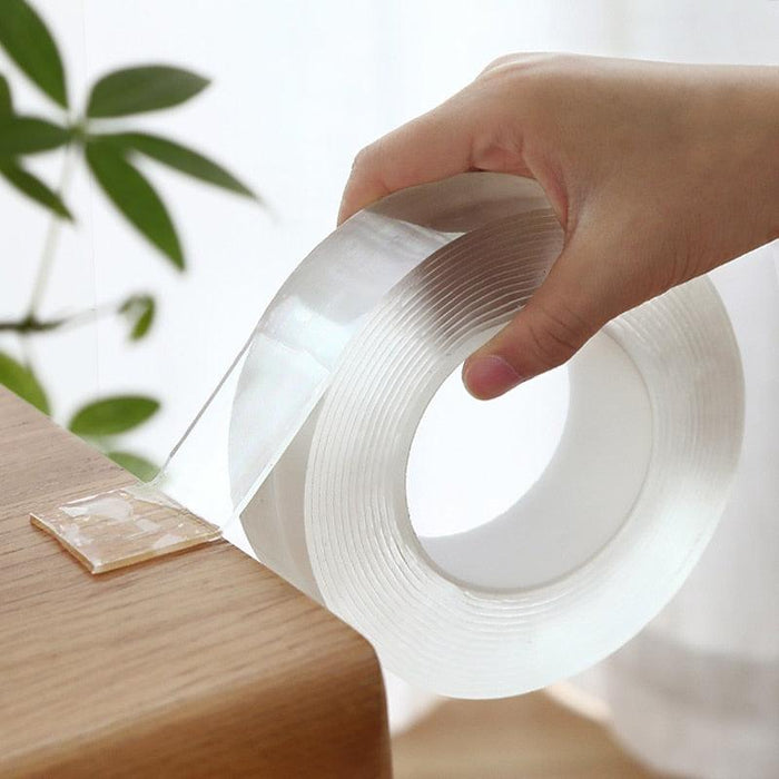Nano Gel Double-Sided Adhesive Tape: The Ultimate Home Organization Solution!
