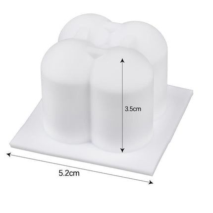 Serene Soy Candle Making Kit with 3D Cube Mold for Aromatherapy