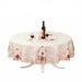 Elegant European Garden Floral Embroidered Table Runner - Luxurious Dining and Event Accent