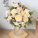 Elegant White Silk Rose Flowers - Perfect for Autumn, Wedding, and Christmas Decor