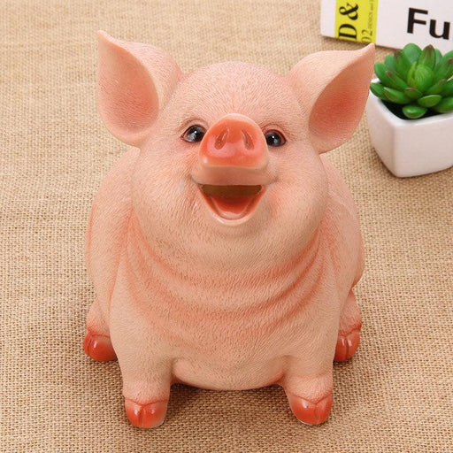 Whimsical Cartoon Piggy Bank - Charming Money-Saving Companion for Kids