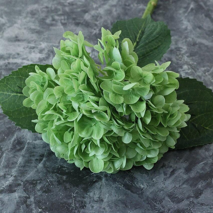 Lifelike 3D Latex Hydrangea Bouquet - Exquisite Home and Event Decoration