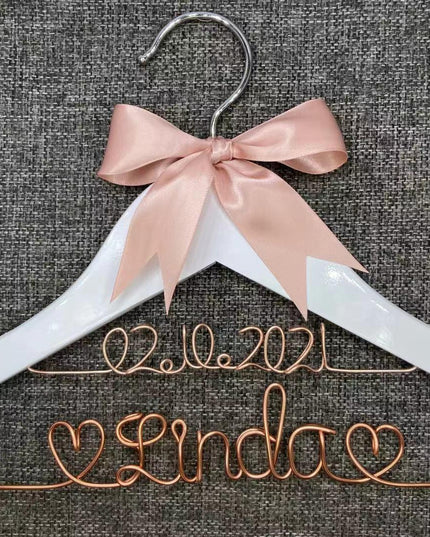 Custom Engraved Wooden Bridal Party Hanger - Memorable Keepsake for Bridesmaids