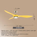 Modern Ceiling Fan Lights with Remote Control and Colorful LED Chips