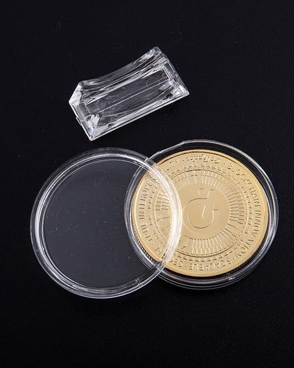 Deluxe Acrylic Showcase for 4cm Commemorative Coins - Protect and Present Your Treasures