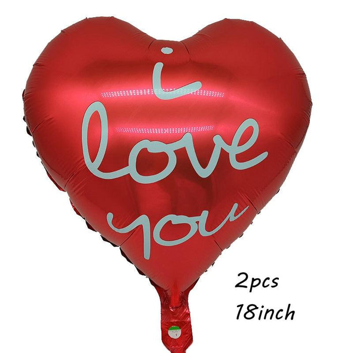 Romantic Hearts Helium Balloon Bundle for Memorable Occasions