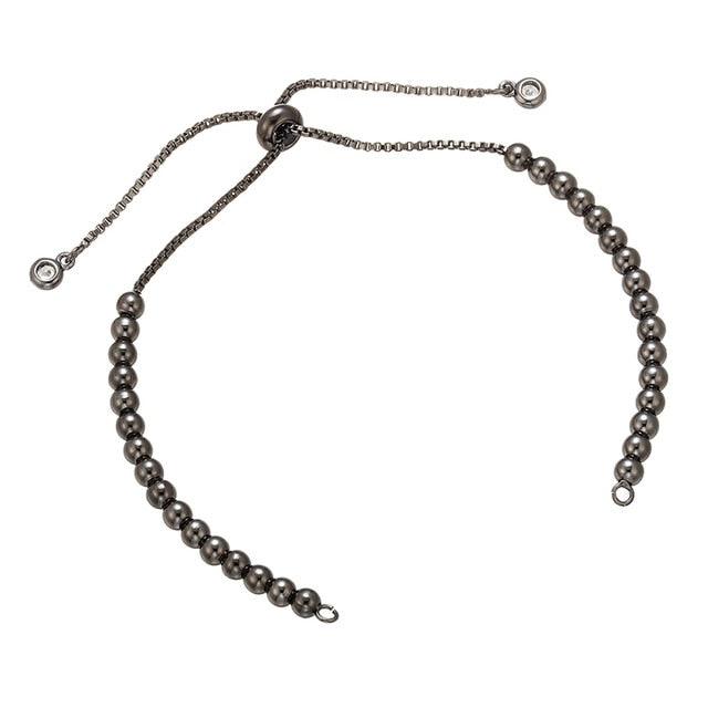 Sophisticated Customizable Brass and Rhinestone Chain for Stunning DIY Bracelet Designs