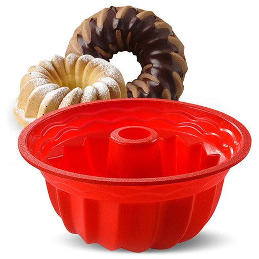 9 Inch Flexible Silicone Cake Mold for Easy Baking - Ideal for Mousse, Chiffon, Pudding, Jelly, and Ice Creams