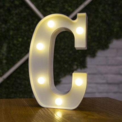 Luxurious Illuminated Alphabet Lights for Elegant Decor