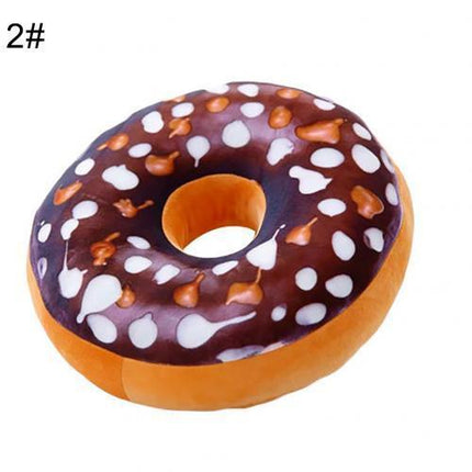 Delightful 12-Piece 3D Donut Plush Pillow Collection for Cozy Comfort