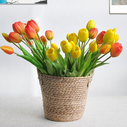 Elegant Silicone Tulip Collection: 5 Realistic Artificial Flowers for Timeless Decor