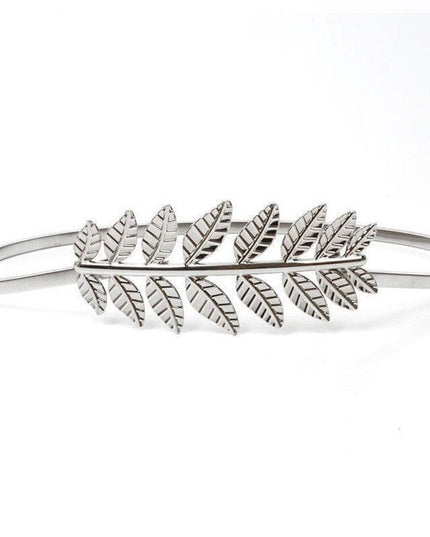Sophisticated Elk-Inspired Metal Curtain Tieback with Leaf Accent - Luxurious Home Decor