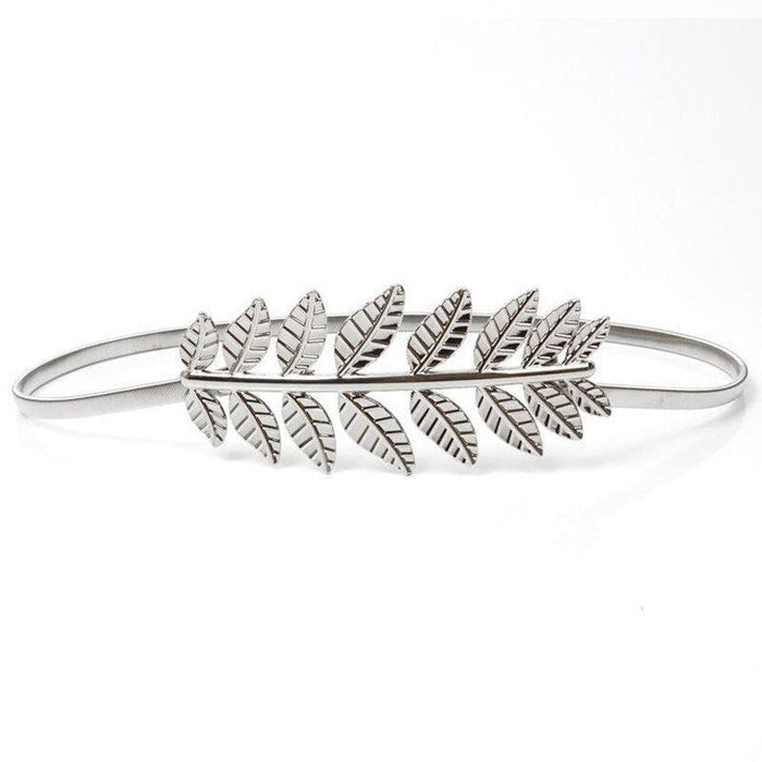 Sophisticated Elk-Inspired Metal Curtain Tieback with Leaf Accent - Luxurious Home Decor
