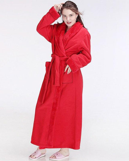 Luxurious Unisex Flannel Kimono Robe for Ultimate Comfort