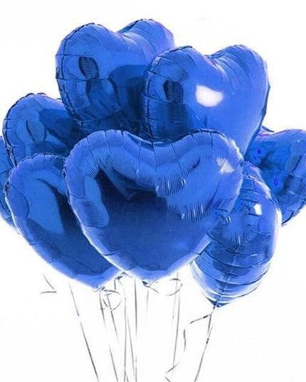 Rose Gold Heart-Shaped Foil Balloon Collection - Ideal for Every Celebration