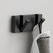 Black Gold Space-Saving Towel Hanger with Flexible Mounting Options