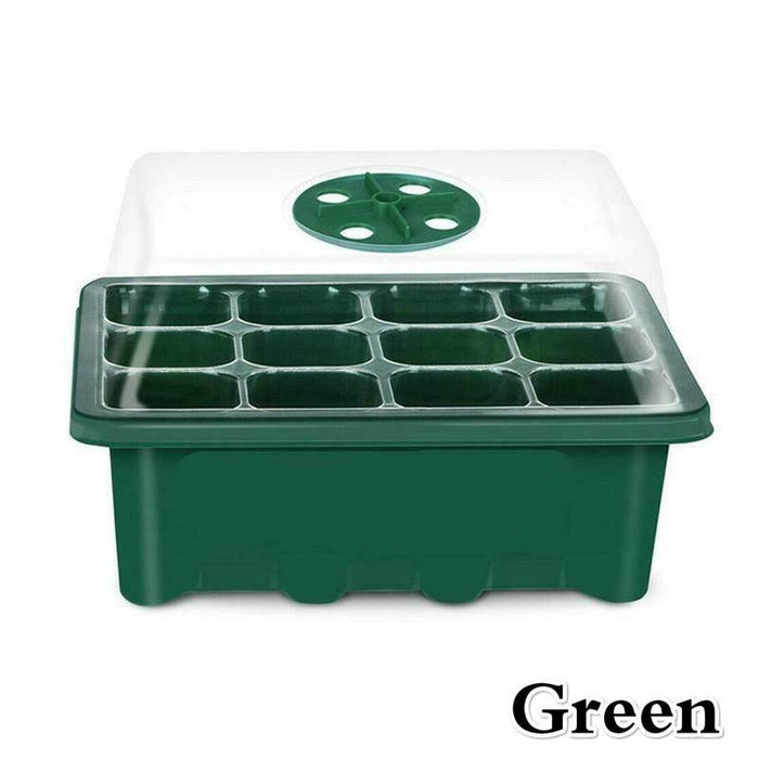 12-Cell Plant Seeds Grow Box Kit for Efficient Plant Growth and Monitoring