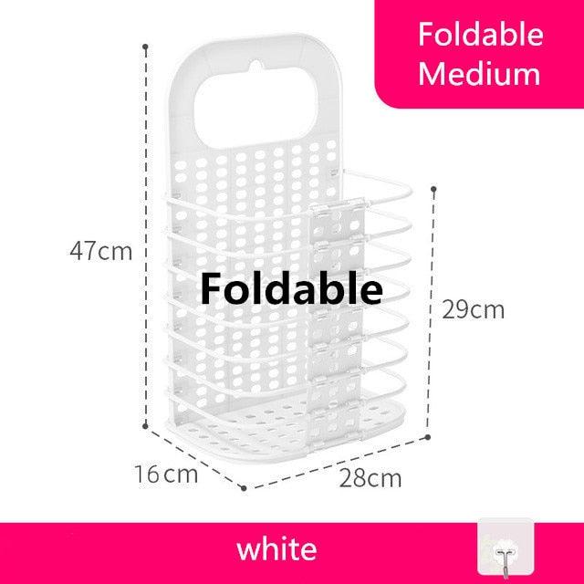 Laundry Organization Solution: Portable Foldable Clothes Basket