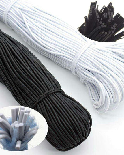 Sleek Monochrome Polyester Cord Collection: Premium Crafting Essentials