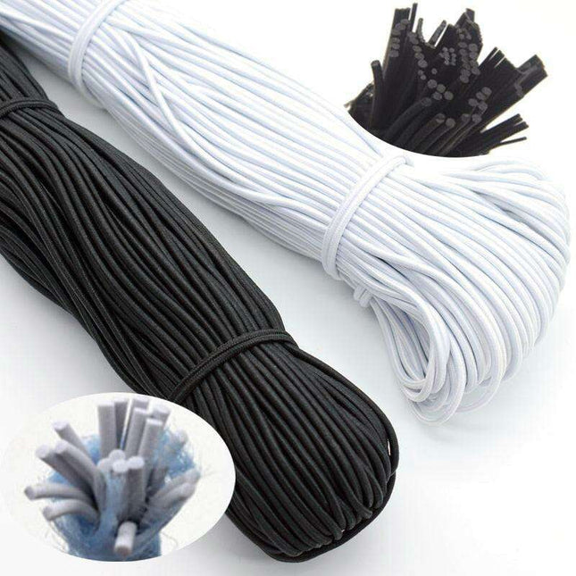 Sleek Monochrome Polyester Cord Collection: Premium Crafting Essentials