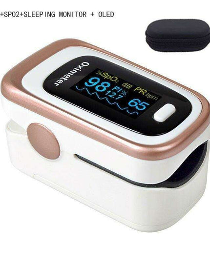 Compact Dual-Color OLED Finger Pulse Oximeter for Accurate Health Tracking