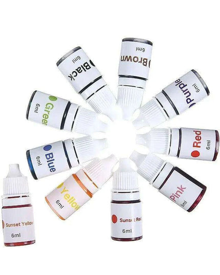 Rainbow 7-Color UV Reactive Craft Stamp Ink for Creative Projects