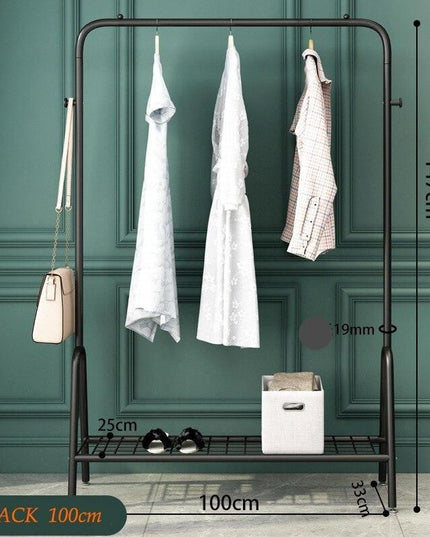 Versatile Steel Coat Rack with Balcony Drying Capability