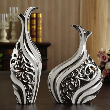 Elegant European Wedding Ceramic Figurine: A Luxurious Touch for Your Home Decor