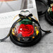 Elegant Glass Rose Dome Lamp - Romantic Gift for Special Occasions