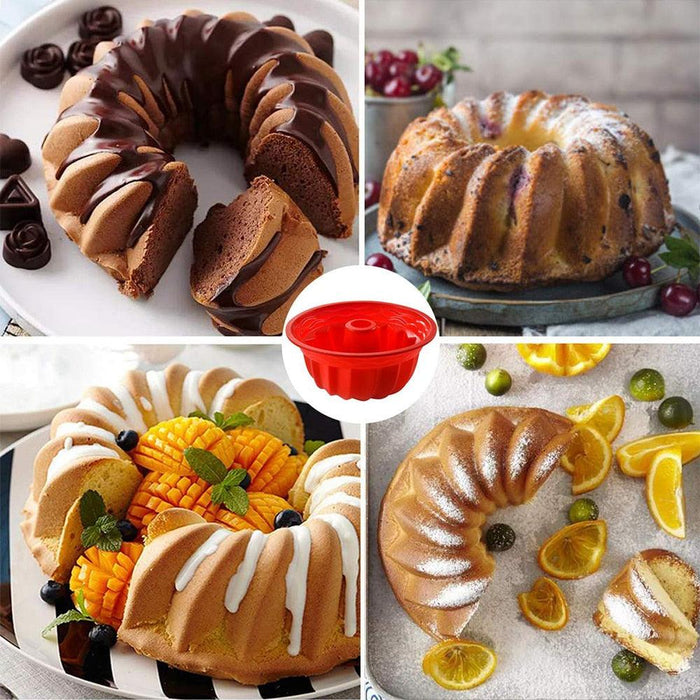 Silicone Cake Mold Set - Baking Essentials for Delicious Desserts