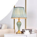 Elegant Metal Base Table Lamp with Soft Cloth Shade for Stylish Home Illumination