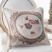Flower Embroidery Cushion Cover