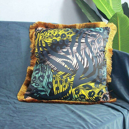 Safari Luxe Jungle-Inspired Throw Pillow Covers: Nature's Wild Aesthetics