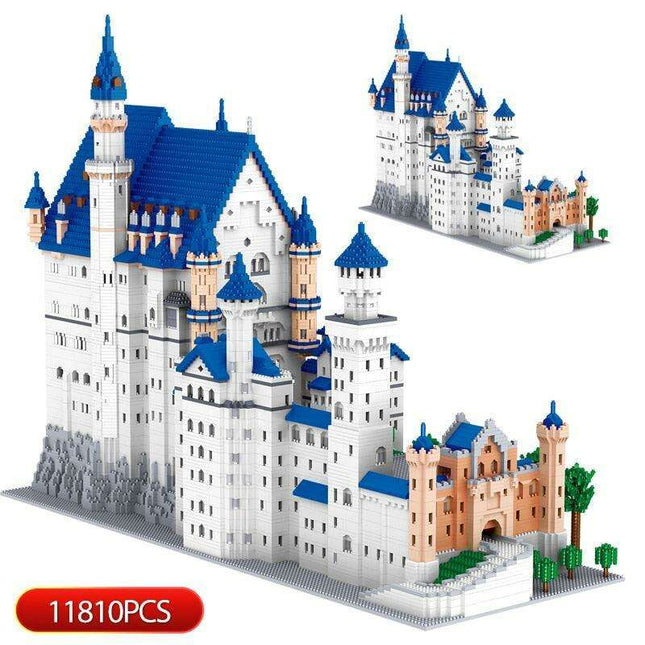 Swan Castle 11810-Piece Creative Building Block Set for Imaginative Play