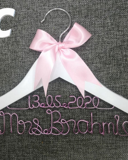 Custom Engraved Wooden Bridal Party Hanger - Memorable Keepsake for Bridesmaids