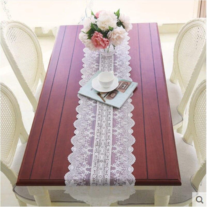 Enhance Your Dining Table Decor with the Exquisite Korean Lace Table Runner