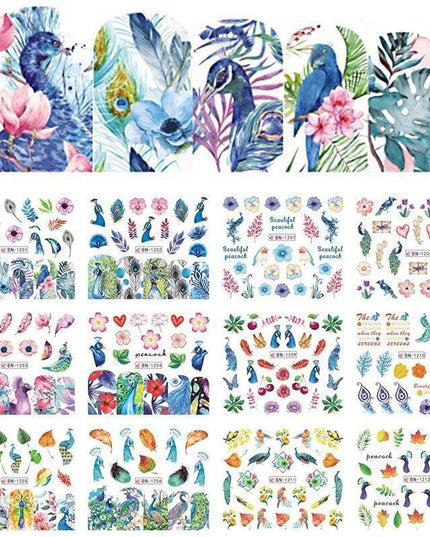 Winter Wonderland Russian Nail Art Decals