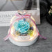 Captivating Glass Rose Lamp in Elegant Dome - A Cherished Emblem of Love