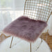Cozy Pink Plush Seat Cushion - Luxuriously Soft Home Decor Essential