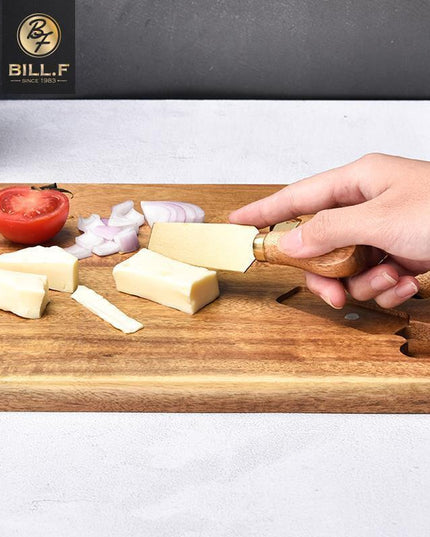 Luxurious Bamboo Charcuterie Board Set with Gourmet Knife Collection
