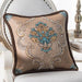 Elegant Handmade Beaded Jacquard Pillow Cover - Stylish Home Decor Accent 48x48cm