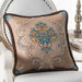 Elegant Beaded Jacquard Pillow Cover - Luxe Home Accent 48x48cm