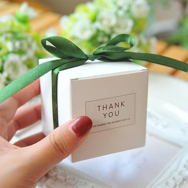 Chic European-Inspired Candy Favor Boxes: Elegant Touch for Unforgettable Celebrations