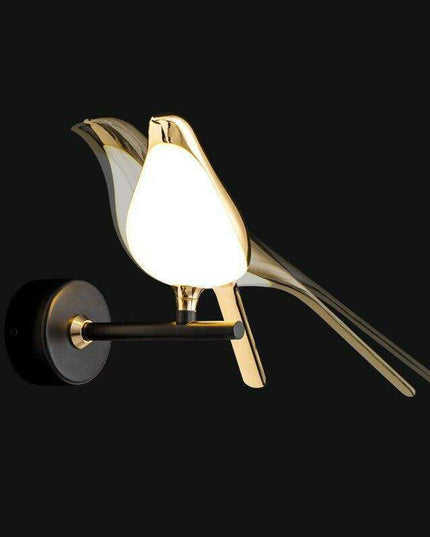 Elegant Gold Rotating LED Wall Lamp - Modern Lighting Solution for Bedrooms