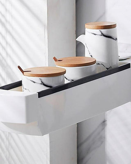 360° Rotating Wall-Mount Storage Organizer for Effortless Space Management