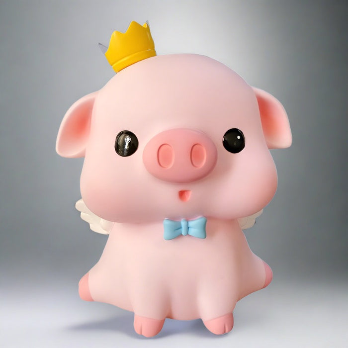 Charming Cartoon Piggy Bank - Fun Savings Tool & Decor Essential